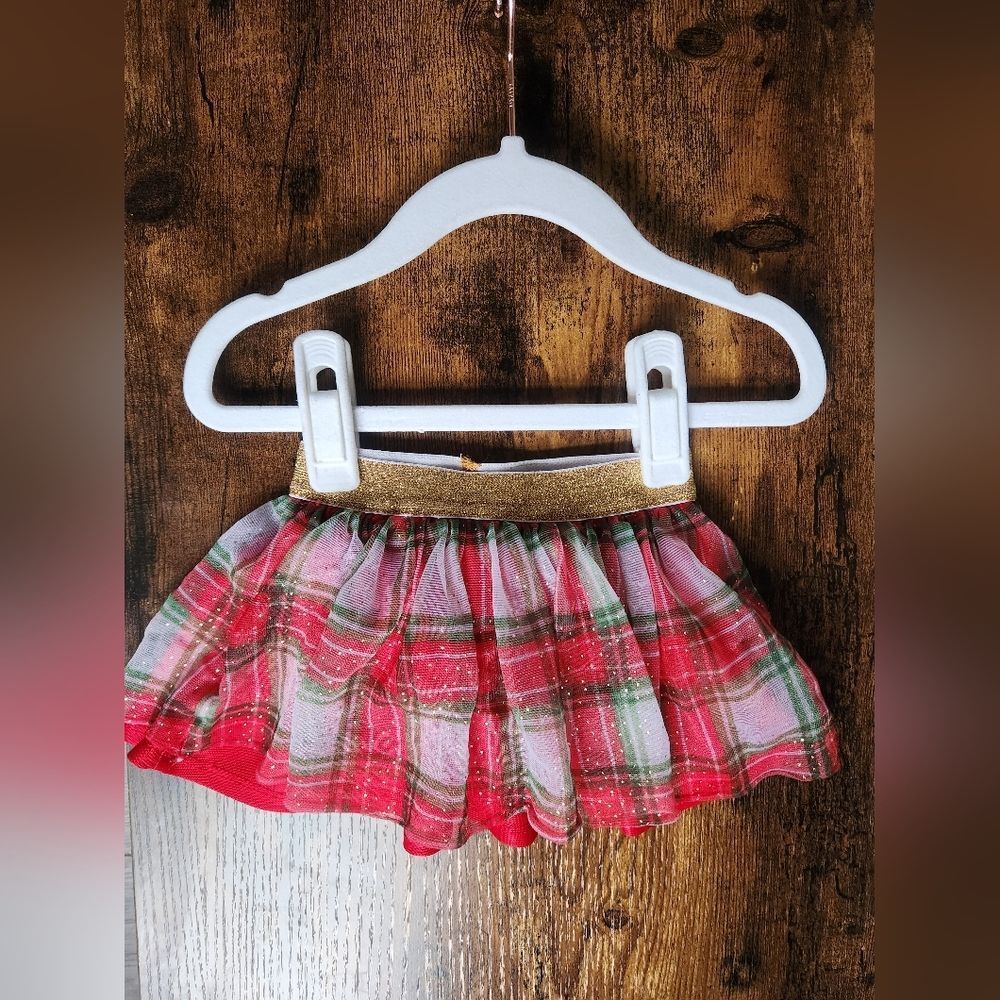 Baby Girl Plaid Printed Tutu by Holiday‎ Time Size 3-6 months